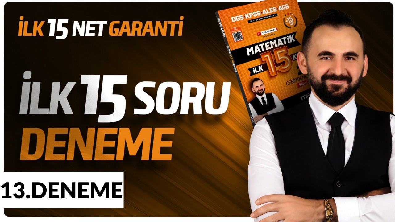 Sayılar ve Cebir | 13. DENEME | 2026 | KPSS - DGS - AGS - ALES ...