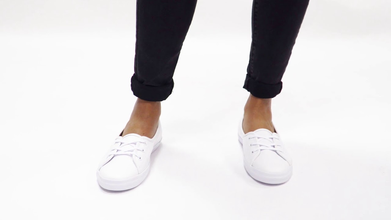 lacoste white ziane chunky trainers