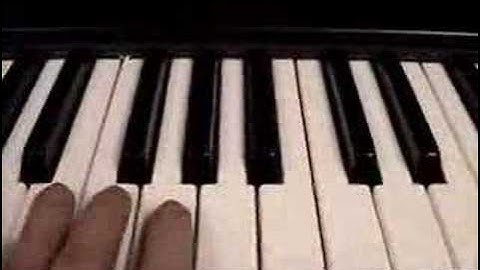 Basic Piano Chords Part #1  (Keyboard Tutorial #2)