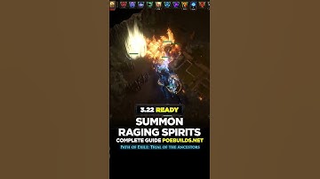 Thumbnail of [POE 3.22] RAGING SPIRITS SRS GUARDIAN - Poe Builds #shorts #pathofexile #poebuilds #poe