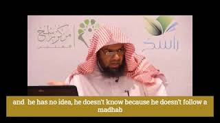 Learn the Madhhab but not act upon it - Shaykh Aḥmad al-Qu'aymī