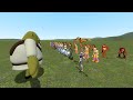 ARMY OF ANIMATRONICS VS SHREKS