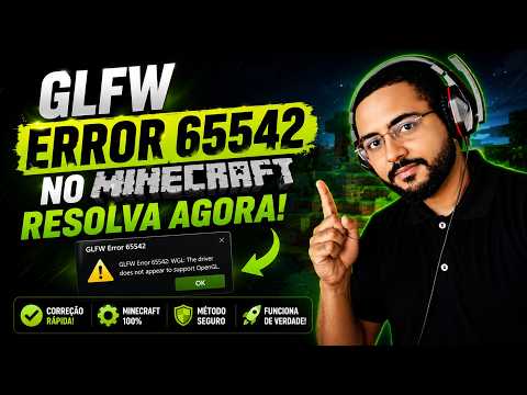 ⚠️ How to Fix GLFW Error 65542 in Minecraft Java | OpenGL Not Supported