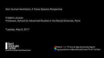 Lecture — Non-Human Aesthetics: A Trans-Species Perspective (Frédéric Joulian)