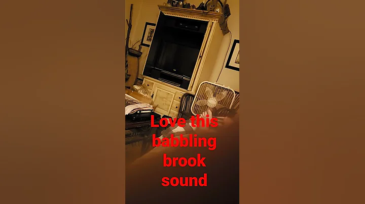 babbling brook sound LOVE IT PLAY THIS PLAY THIS.