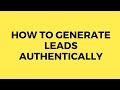 Conversations &amp; Conversions: How to Generate Leads Authentically with Ryan Turner