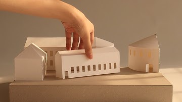 5-minute Simple Site Model for Architecture Students | Cinematic ASMR Build
