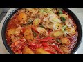 ОСТРОЕ РАГУ свинины с картошкой - 감자 탕