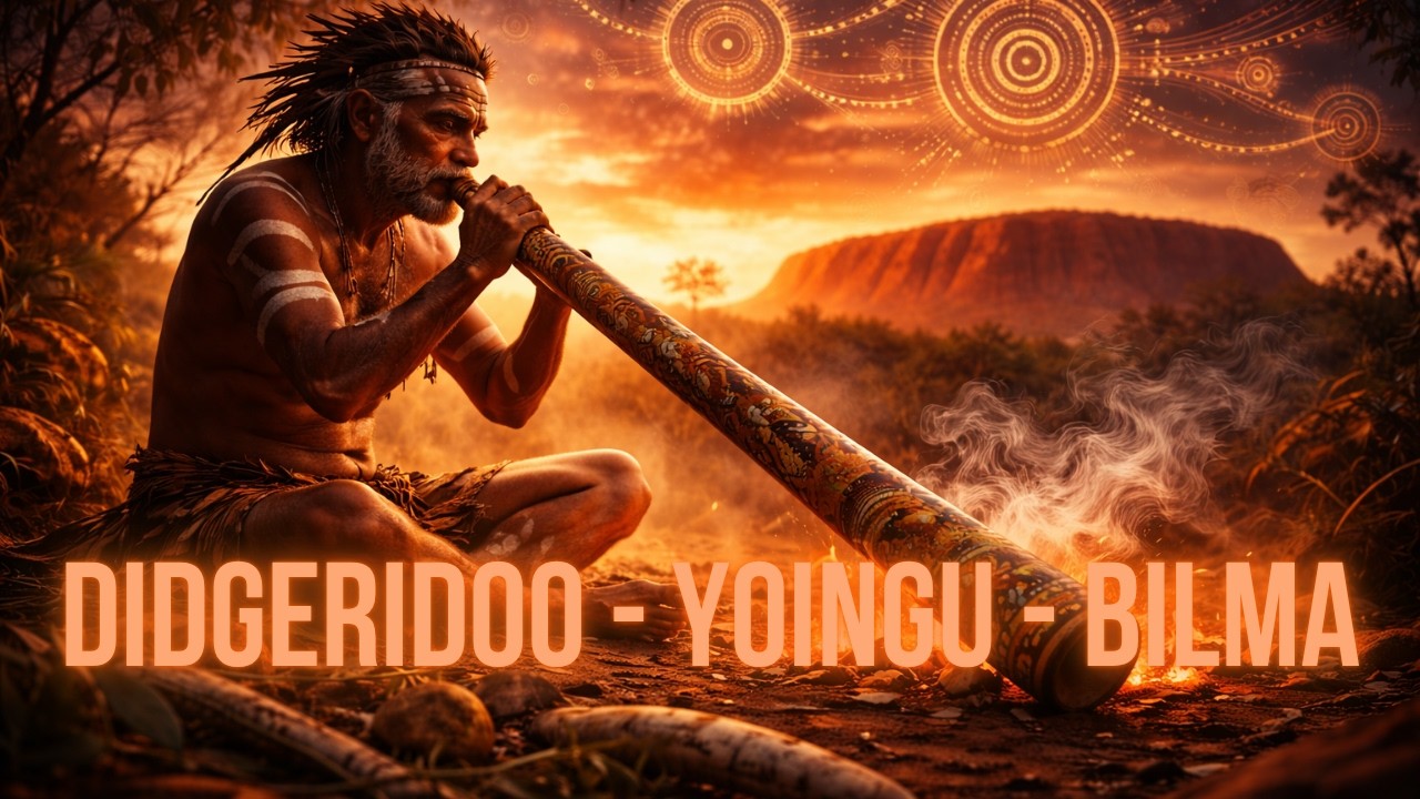 Frecuencias Ancestrales: Música Cultural Aborigen Australiana | Didgeridoo, Cantos y Bilma (432Hz)