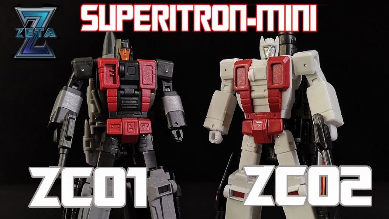 Traffic Action Set トラフィックアクションセットA、 Bタイプ Zeta Toys Superitron-Mini: ZC01 DOWNTHRUST & ZC02 SKYSTRIKE