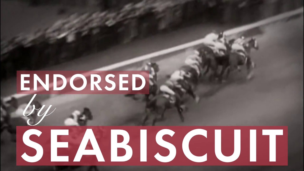 Endorsed by Seabiscuit Seabiscuit YouTube