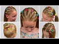 4 EASY (NO braids, boddy pins) HEATLESS BACK TO SCHOOL HAIRSTYLES (Little girls hairstyles #26) #LGH