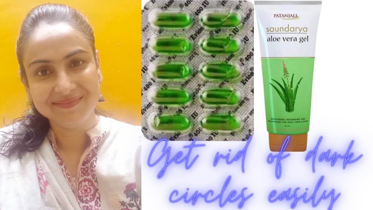 Easy and effective way to get rid of dark circles🙂beautytips vitamine