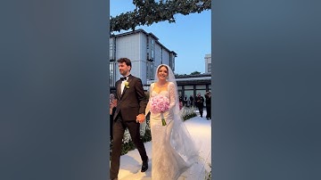 Eda Ece evlendi!🤍 The fairytale wedding of Turkish actress, Eda Ece 💍    #EdaEce #YasakElma #düğün