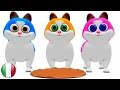 I Tre Gattini | Filastrocche In Italiano | Canzoni Per Bambini | Canzoni In Età Prescolare | Rime3D