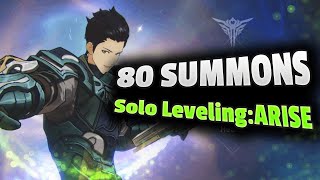 Solo Leveling: Arise กาชา 80 โรล SUMMONS WHAT TIER LIST I GET? IS THIS THE BEST Healer?