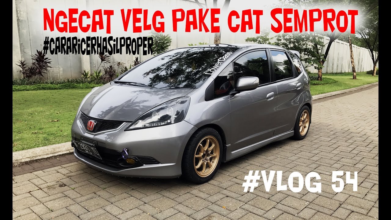 CARA RICER HASIL PROPER NGECAT VELG PAKE CAT SEMPROT VLOG 54