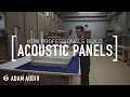 How professional acoustic panels are made  adam audio  music city acoustics