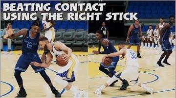 The best right stick moves to help you win contact encounters in NBA 2K22!