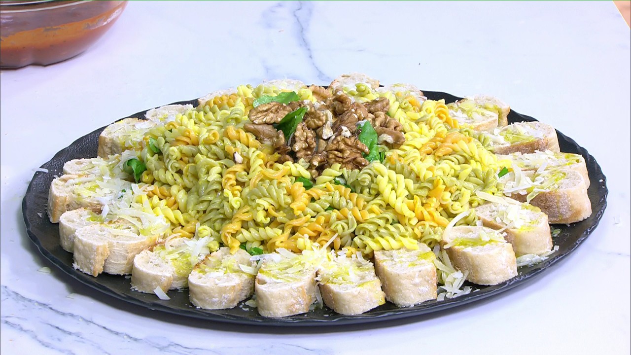 الباستا بالصلصة الوردية وسلطة الروكا (2026-03-10)