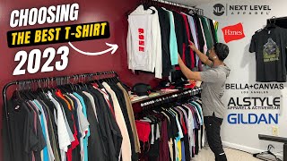 THE BEST BLANK T-SHIRTS FOR YOUR CLOTHING BRAND | A SCREEN PRINTERS Top 8 T-Shirts