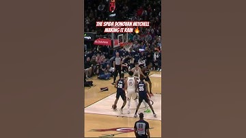 The Spida Donovan Mitchell making it rain ☔
