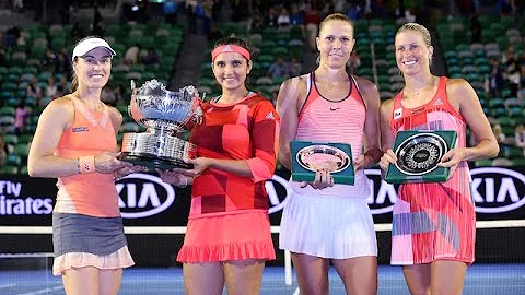 Hingis/Mirza v Hradecka/Hlavackova highlights (F) | Australian Open 2016 - DayDayNews