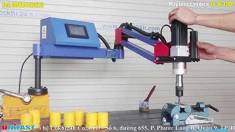 Vận hành Máy taro cần điện UniFast model ET-16-1200
