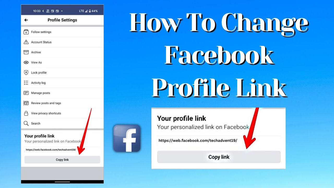 How To Change Facebook Profile Link 2023 Change Facebook Profile URL