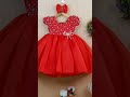 Beautiful Red Colour Gown Ideas For Kids Baby Girls