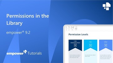 Permissions in the Library - empower® Tutorial
