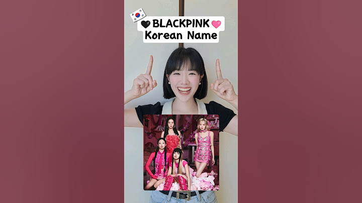 Do you know BLACKPINK members' Korean names? #blackpink #blink #kpop