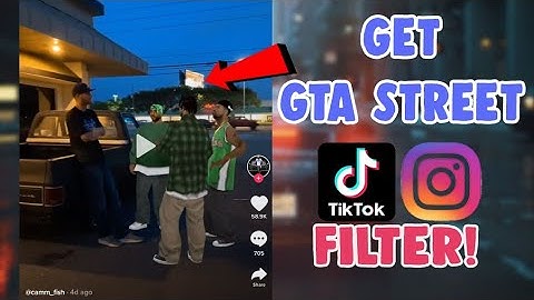 HOW TO USE GTA SAN ANDRES EFFECT IN INSTAGRAM REEL | GTA 5 EFFECT ON TIKTOK | SAN ANDRESS EFFECT TIK