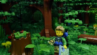 Декорации для мультиков. Как собрать лес из LEGO. How to Build a LEGO Forest.