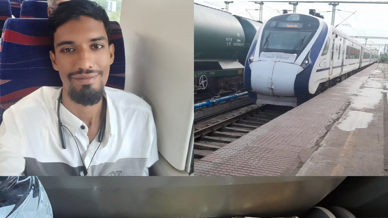 (20607) vande bharat express Katpadi to ksr bengaluru #vlogs #train # ...