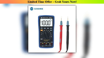 First Look SUNSHINE dt 17n Multimeter Range lcd display Multimeter Auto Digital Multimeter is 35/6•