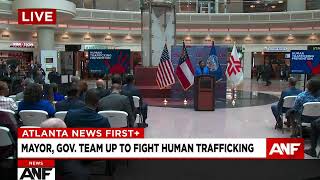 WATCH LIVE: Atlanta mayor, Georgia governor team up to fight human trafficking