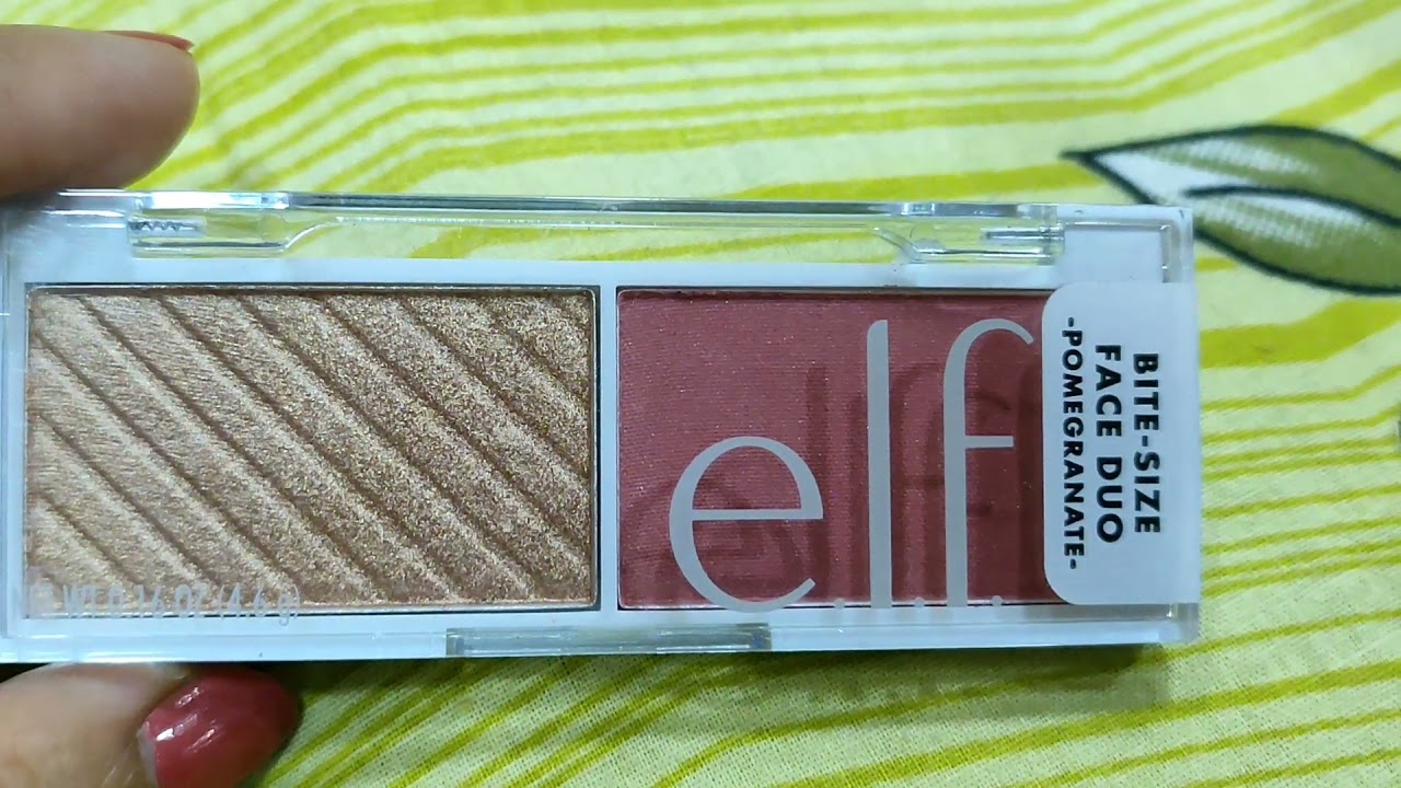 e. l.f. Cosmetics Bite-Size Face Duo - Pomegranate Blush+Highlighter