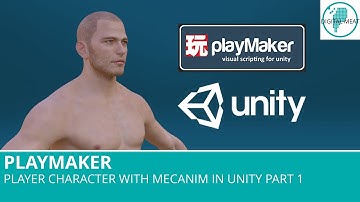 Playmaker: Setup Player Character With Mecanim In Unity Pt1