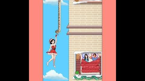 Annoying puzzle game Level 1 Rescue the girl from fire gameplay #braingames  #funny  #games