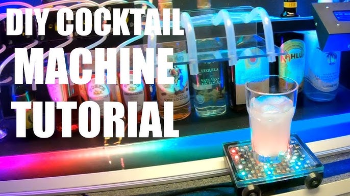 The Inebriator - Arduino Cocktail Machine - Dispensing Signature Cocktail 