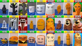 LEGO ALL Characters in Gegagedigedagedago, MEME, Playtime 3 (MEGA COLLECTION №4): Noob, Pro, HACKER!