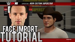 WWE 2K16 - How to Import Your Face Photo screenshot 2