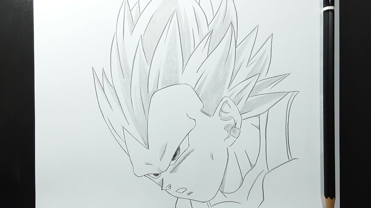 DRAWING VEGETA ULTRA EGO  Dragon Ball Super 