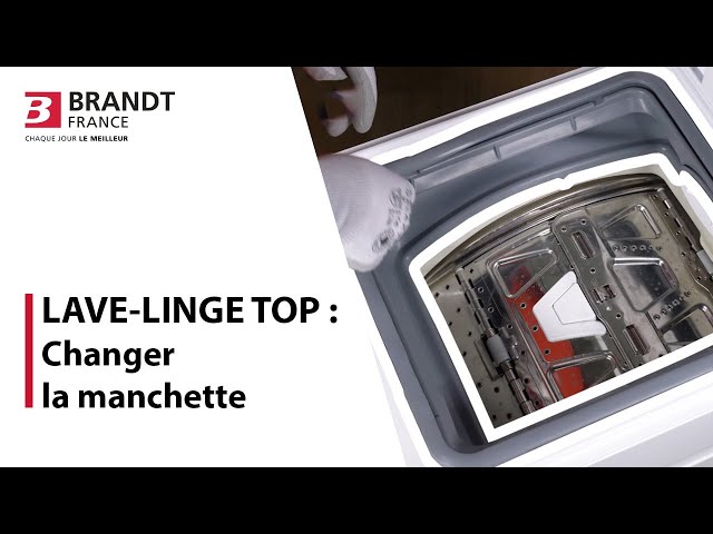 demontage de la poignée ouverture lave-linge electrolux top