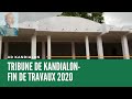 Fin des travaux tribune kandialon