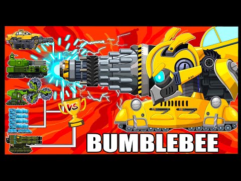 Drill Vehicle Transformers Bumblebee | Monster Truck | WOT| Мультики про танки | Arena Tank Cartoon
