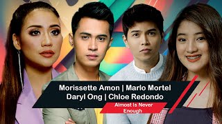 Morissette Amon & Marlo Mortel | Daryl Ong & Chloe Redondo - Almost Is Never Enough Cover Reaction