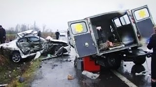 Страшная Авария в Донецкой Области - Lexus Влетел В Скорую.