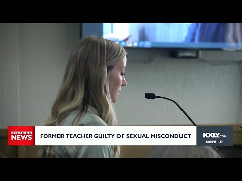 Former teacher guilty of sexual misconduct